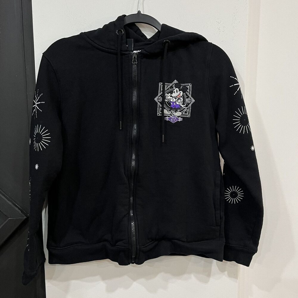 Disney 100th Anniversary Mickey & Friends Womens Embroidered Jacket Size…